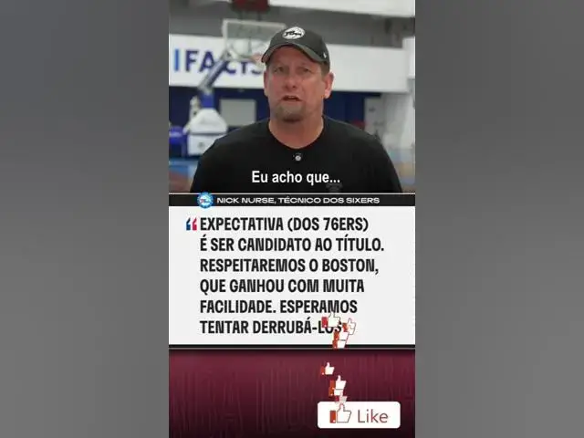 'Video thumbnail for Nick Nurse is CONFIDENT in fighting for the title with the Sixers! 🏆 PA What the coach said..🗣️🎥'