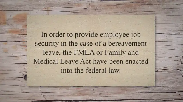 'Video thumbnail for Bereavement Leave Eligibility in Texas and FMLA Explained'