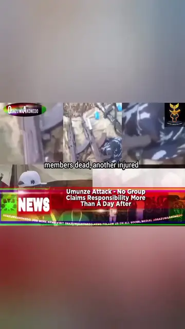 'Video thumbnail for Umunze Attack - No Group Claims Responsibility More Than A Day After '