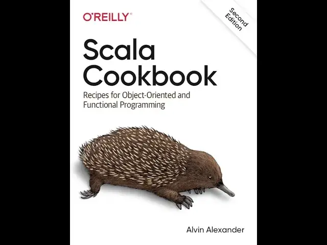 'Video thumbnail for Scala Cookbook, Recipe 20.5, Reading Data Files into a Spark DataFrame'