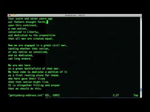 'Video thumbnail for The vi Editor - Lesson 2 - Navigation Commands'