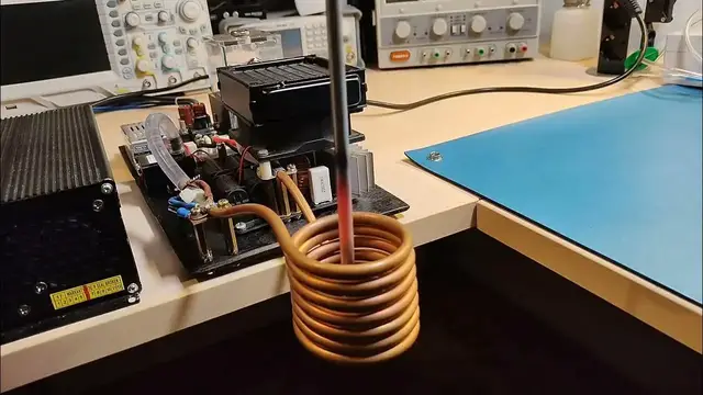 'Video thumbnail for DIY Induction Heater Demo'