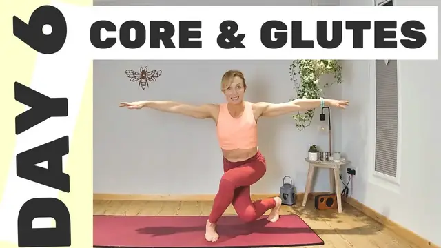 'Video thumbnail for DAY 6: GLUTES & CORE - Pilates 8-Day Challenge'