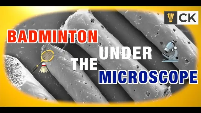 'Video thumbnail for Yonex Badminton String Under The Microscope'