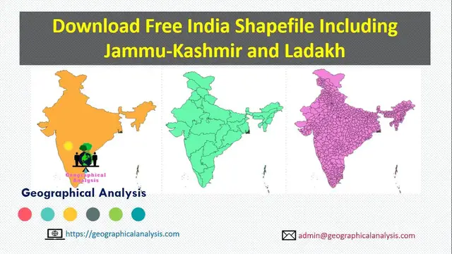 'Video thumbnail for How to Download Free GIS Shapefiles | India Shapefile Including Kashmir and Ladakh, Updated'