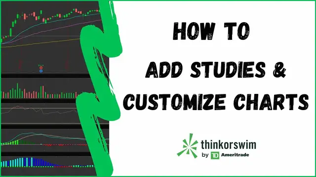 'Video thumbnail for How To Add Studies and Customize Charts | ThinkorSwim'