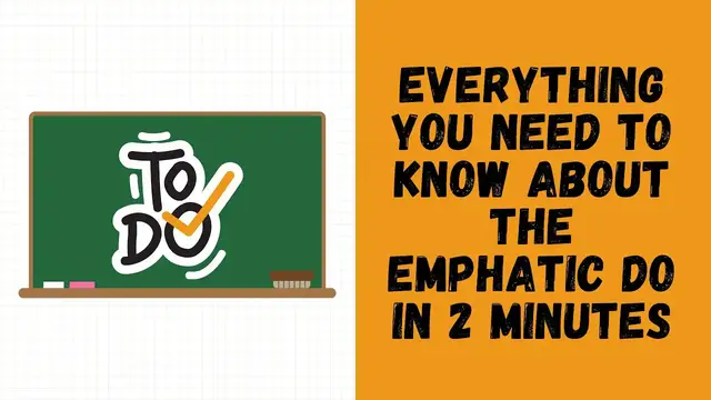 'Video thumbnail for Emphatic Do in English: a Complete Overview (ENG)'