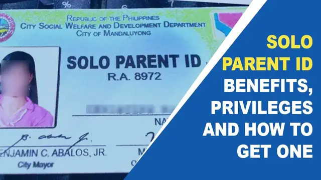 'Video thumbnail for Solo Parent ID - Benefits, Privileges and How to get one'