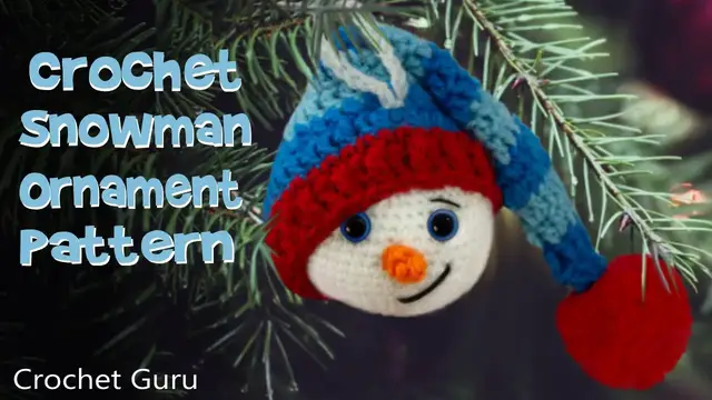 'Video thumbnail for Crochet Snowman Ornament Pattern'