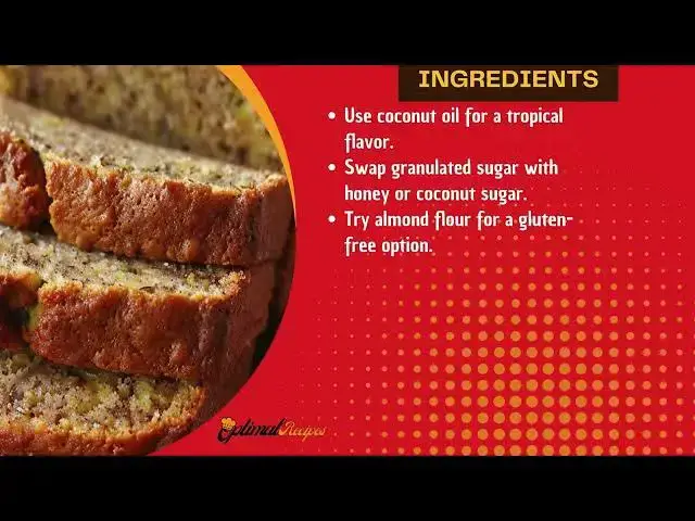 'Video thumbnail for Zucchini Banana Bread Recipe – Healthy, Easy Baking Tips'