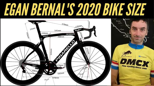 'Video thumbnail for EGAN BERNAL 2020 PINARELLO Bike Size'