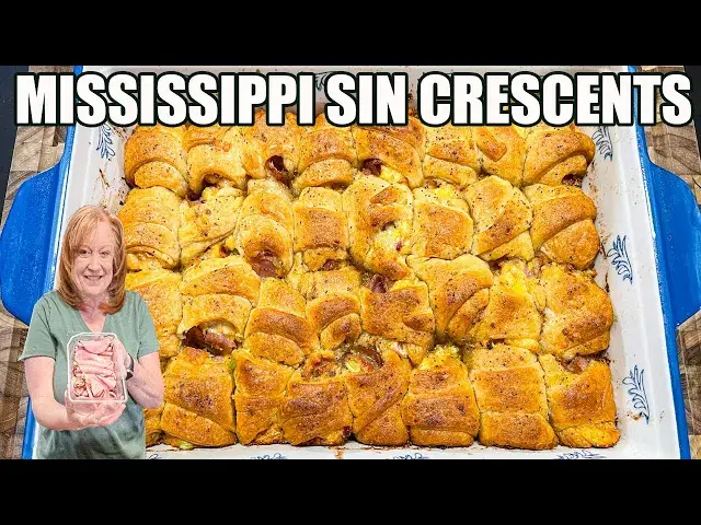 'Video thumbnail for MISSISSIPPI SIN CRESCENTS Appetizer, Lunch, or Dinner Idea'