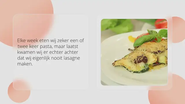 'Video thumbnail for Lasagne met zalm en broccoli'