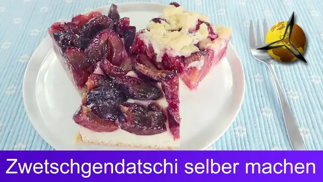 'Video thumbnail for Zwetschgendatschi: Zwetschgenkuchen vom Blech aus Bayern'