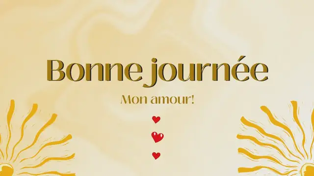 'Video thumbnail for Bonne journée mon amour'