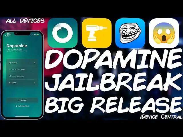 'Video thumbnail for Massive DOPAMINE JAILBREAK Release! Important Fixes & Full Jailbreak Hide Feature'