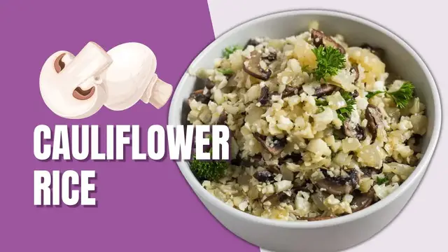 'Video thumbnail for Make this Easy Mushroom Cauliflower Rice Recipe for your next dinner'