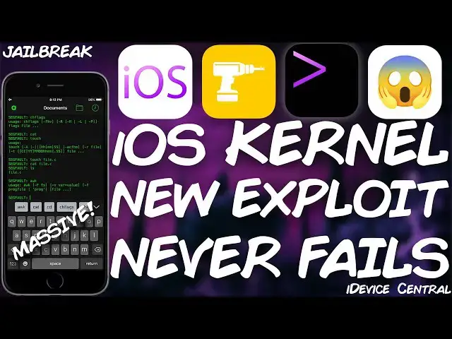 'Video thumbnail for AMAZING RELEASE: New iOS Kernel Exploit That CANNOT Fail! Jailbreak News'
