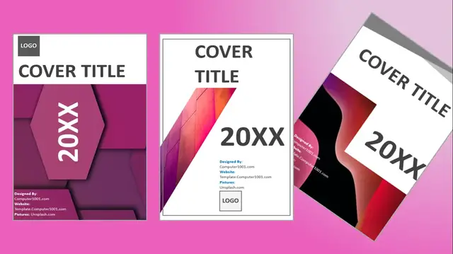 'Video thumbnail for Free Cover Page Template Word & PowerPoint'