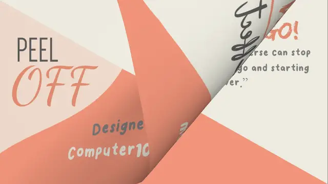 'Video thumbnail for Peel Off Slide Transition PowerPoint Tutorial'