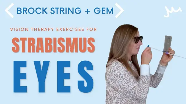 'Video thumbnail for Brock String + GEM:  Vision Therapy Exercise for Strabismus or Lazy Eye'