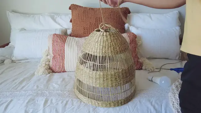 'Video thumbnail for How To Make A Wireless Hanging Basket Light'