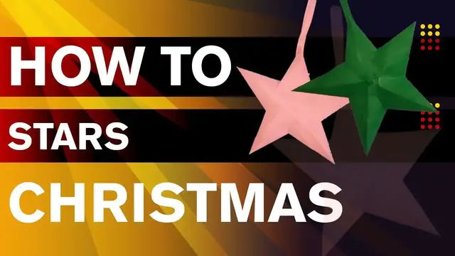 'Video thumbnail for Easy Paper Star | How to Make Paper Christmas Stars| Christmas Stars'