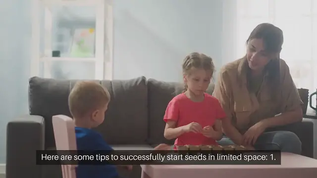 'Video thumbnail for Seed Starting in Small Spaces'