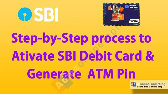 'Video thumbnail for SBI ATM Card Online activation Process | How to Generate ATM Pin'