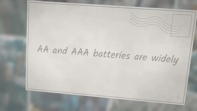 'Video thumbnail for Difference between AA & AAA Battery'