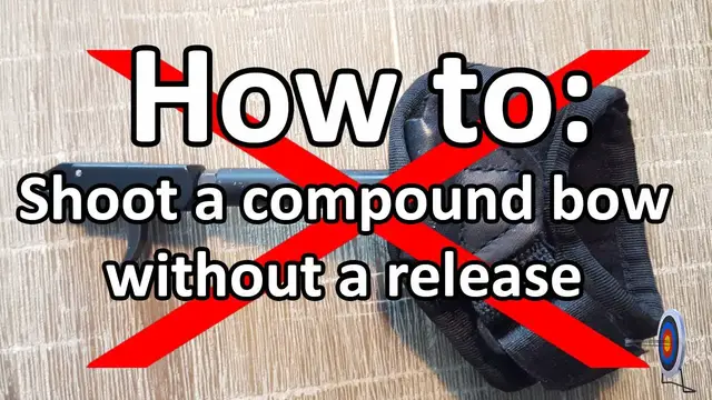 'Video thumbnail for How to shoot a compound bow WITHOUT A RELEASE - and why you shouldn't'