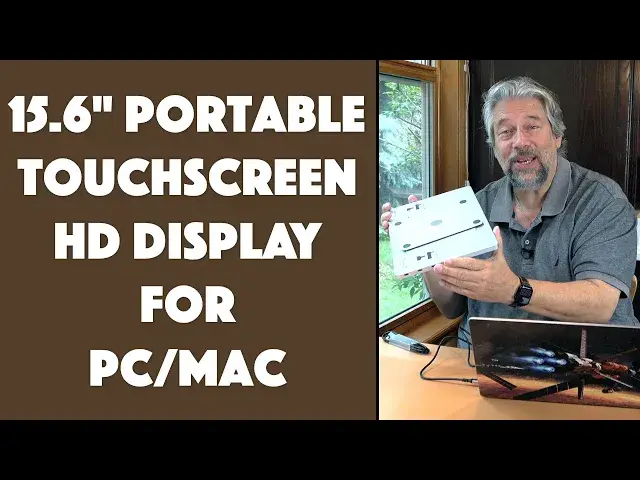 'Video thumbnail for FEZOBR 15.6" HD Portable Touchscreen Monitor -- DEMO & REVIEW'