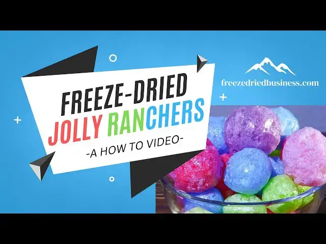 'Video thumbnail for Freeze Dried Jolly Ranchers - A How-To Video for your Freeze-Dried Business.'