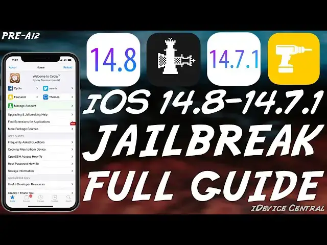 'Video thumbnail for How To JAILBREAK iOS 14.8 / 14.7.1 / 14.7 With Cydia & Tweaks Using CheckRa1n On All Pre-A12 Devices'