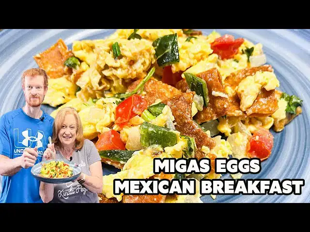 'Video thumbnail for EGGS MIGAS A Mexican Breakfast with Corn Tortillas'