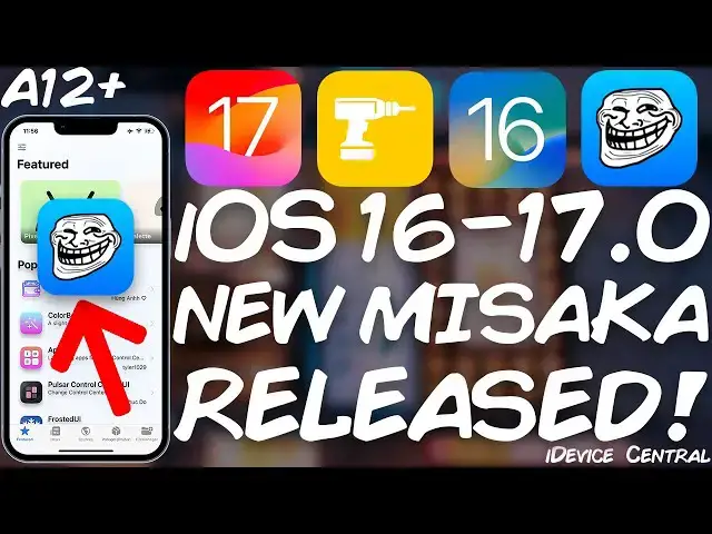 'Video thumbnail for iOS 16 - 17.0 JAILBREAK NEWS: Misaka v8.1.1 RELEASED (A12+) With Support For More Devices + DEMO'