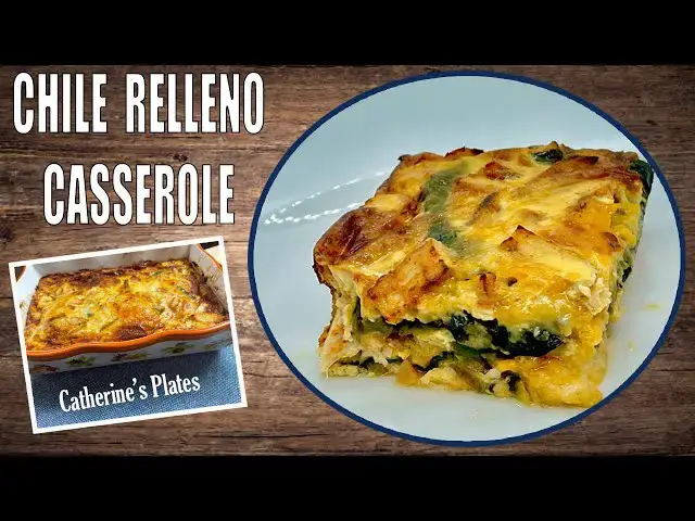 'Video thumbnail for Easy CHILE RELLENO Chicken CASSEROLE | using Mild Flavored POBLANOS | MEXICAN INSPIRED FLAVORS'