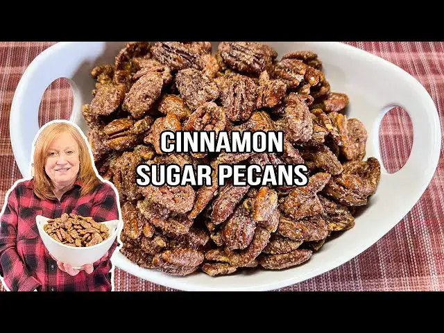 'Video thumbnail for Holiday CINNAMON SUGAR PECANS or Other Favorite Nut'