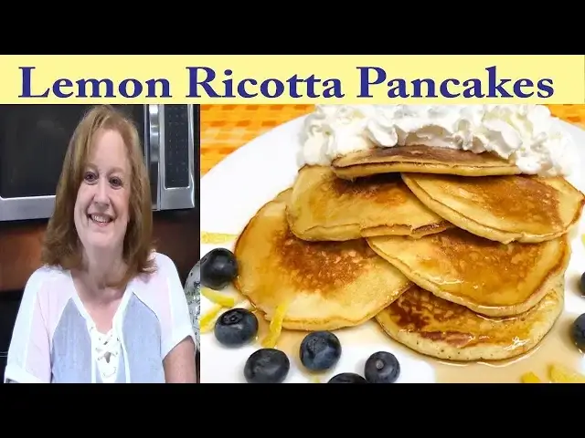 'Video thumbnail for LEMON RICOTTA PANCAKES | SIMPLY HOMEMADE'
