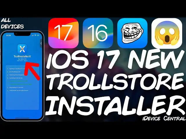 'Video thumbnail for iOS 17 TrollStore INSTALL METHOD Finally Achieved! Confirmed It Will Be Released!'