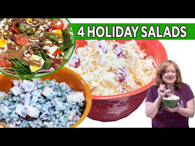 'Video thumbnail for 4 PERFECT SALADS for your Holidays'