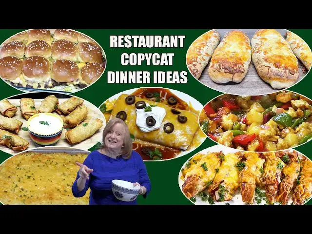 'Video thumbnail for Lots Of  RESTAURANT COPYCAT DINNER IDEAS'