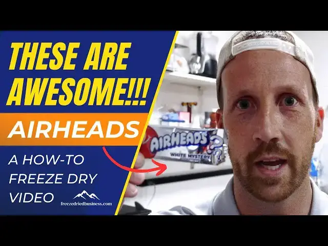 'Video thumbnail for How to Freeze Dry AIRHEADS, Harvest Right Candy Mode, Freeze Dried Candy for a Freeze Dried Business'
