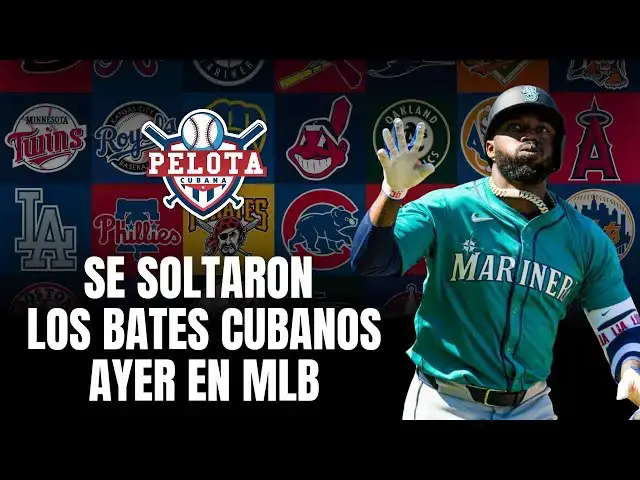 'Video thumbnail for Se soltaron los bates cubanos en MLB'