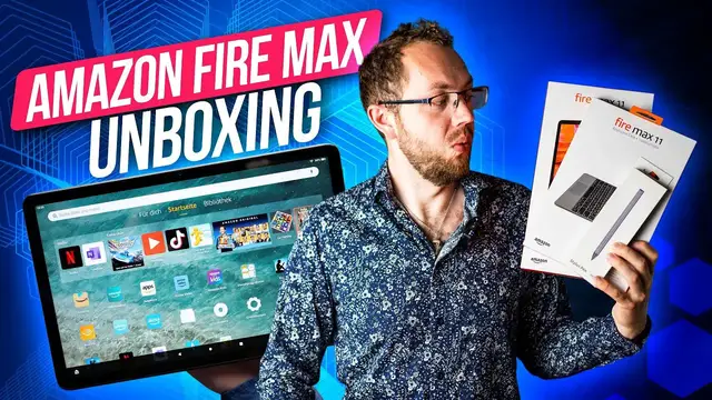 'Video thumbnail for Amazon Fire Max 11 Unboxing: Inklusive Stift & Tastatur!'