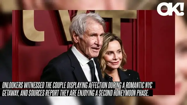'Video thumbnail for Harrison Ford Travels Cross-Country to Support Calista Flockhart's Off-Broadway Run'