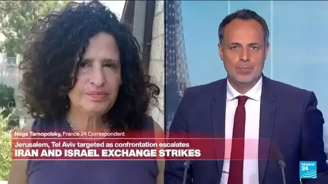 'Video thumbnail for Two people killed and 19 injured after Iranian missile struck in central Israel'