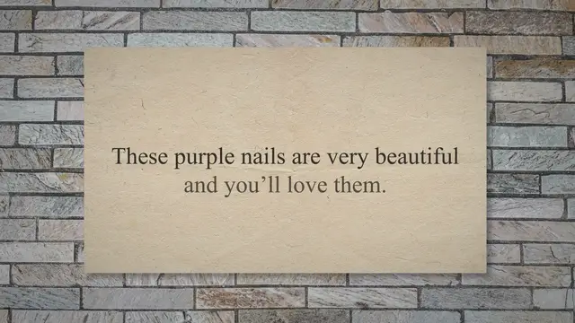 'Video thumbnail for 30 Beautiful And Trendy Purple Nail Designs'