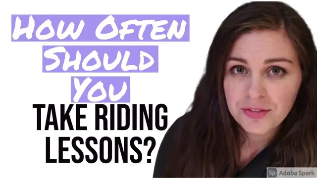 'Video thumbnail for Q16: How Often Should I Take Riding Lessons? #BeginnerEquestrianStartingOut'