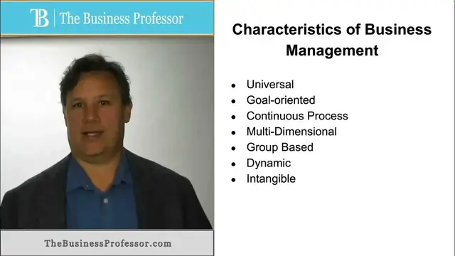 'Video thumbnail for What is Business Management'
